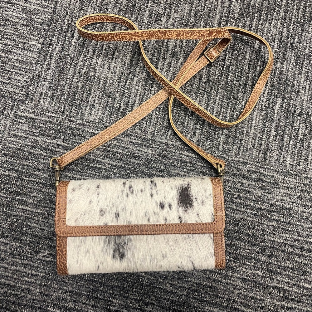 Stylish Brown and White Women's Bag